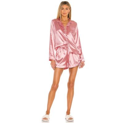 China Allure Women QUICK DRY Night Wears Custom Women's Sleepwear Loungewear Pajamas Sleepwear Sets Design Silk Sleepwear Suits for sale