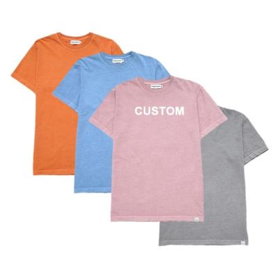 China Custom Logo 300 Gsm T-shirt Women's T-shirt Streetwear Plain Loose Heavy High Quality Cotton Breathable 100% Blank T-shirt for sale