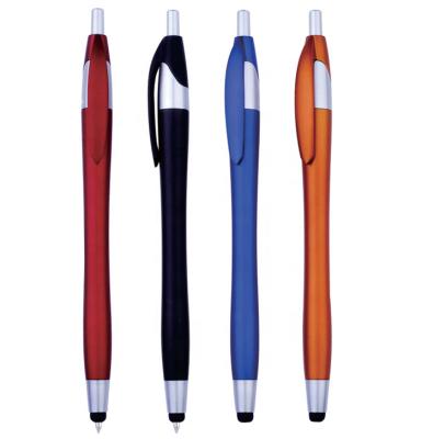 China Promotional Pen ABS Touch Pen Promotional Custom Logo Ball Pen Colors Ballpoint Pen With Custom Logo for sale