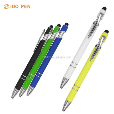 China Hot Selling Aluminum Pen Promotional Gift Pen For School And Office Metal Stylus Pen Multicolor Ballpoint Pen With Logo OEM Customized for sale