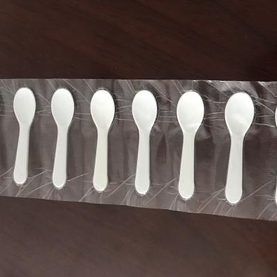 China food & JIEYANG Beverage Factory--JY068 Automatic Individual Plastic Spoon Bound Packing Machine Eco-friendly for sale