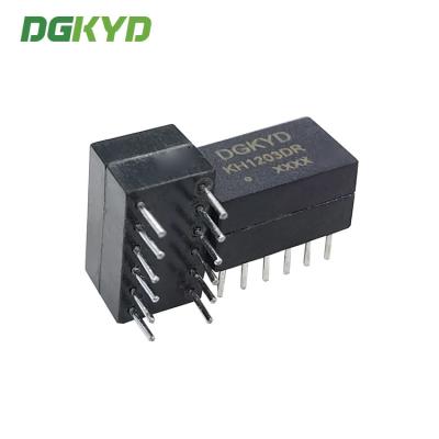 China KH1203DR 12PIN 100BASE-TX Magnetic Network LAN SMD Ethernet Transformer Device for sale