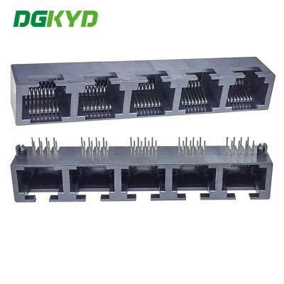 China Multi plástico completo preto portuário de DGKYD53241588IWA1DY1052 RJ45 1X5 sem 8P8C claro à venda