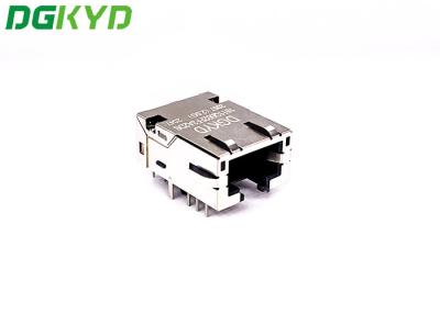 China DGKYD1611Q008FA1A10DB057 Single Port TAB DOWN DIP Connector Met Lampgordel Wing Transformer Te koop