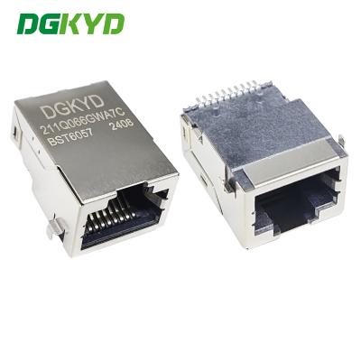 Cina DGKYD211Q066GWA7CBST6057 RJ45 1000base interfaccia di rete integrata connessione patch filtro Ethernet senza SMT luce in vendita