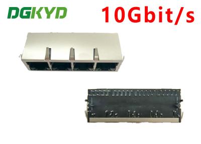 중국 10G RJ45 다수 항구 연결관, 이더네트는 Rj45 연결관 모듈라 잭을 보호했습니다 판매용