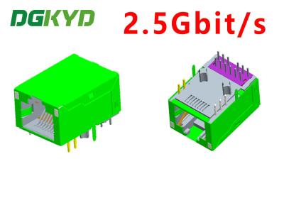 中国 2.5Gbit/s RJ45のイーサネット コネクター、高性能の産業等級モジュラーRj45ジャック 販売のため