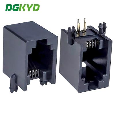 China RJ11 Connector 4P4C Without Light And Filter Network Port Socket DGKYD55211144IWA1DY1 for sale