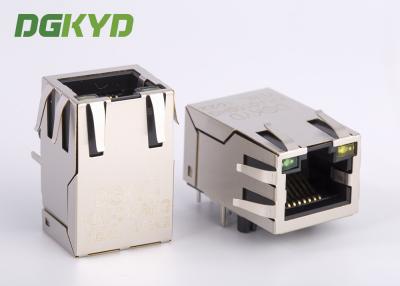 China Megabit Female RJ45 PCB Connector Internal Magnetics Surface Mount for sale