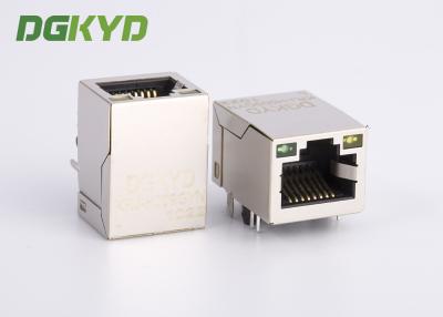 China Het Netwerk Jack Rj 45 van krj-H009GYNL Gigabit de Enige Haven van de Hoeksteenmodule met LEDs Te koop