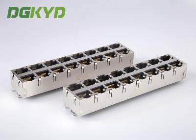 Κίνα Σωρών RJ45 θηλυκός Jack 2X8 συνδετήρας 0811-2x8r-19-φ RoHS εισόδων λιμένων τοπ ethernet προς πώληση