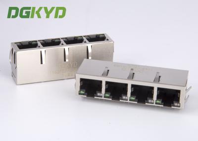 China 1 X 4 Havenrj45 Veelvoudige Haven Schakelaars Geïntegreerde Magnetics 100 basis-Tx Te koop