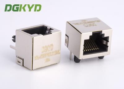 China Einzelnes Ethernet-RJ45 abgeschirmtes Verbindungsstück RJ45 modularer Jack des Backbord-Eintritts-8P8C zu verkaufen