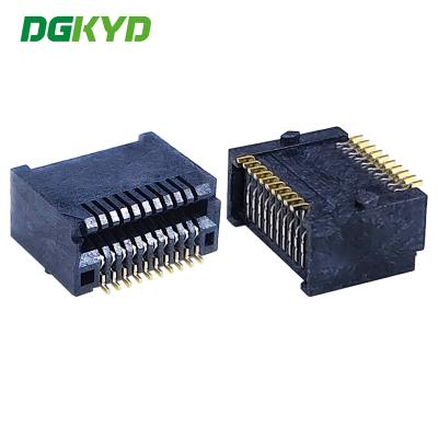 China SFP 1X1 Connector Without Shielding Shell LCP Phosphor Bronze DGKYDSFP2C2100D00B022 for sale