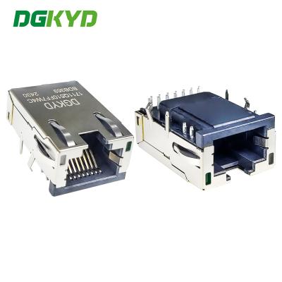 China RJ45 1000/BASE-T Integrated Filtering Network Connector 30U Interface DGKYD1711Q510FF7W4CBDB359 for sale