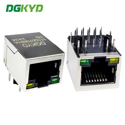 China 1000BASE RJ45 connector network interface Ethernet filtering DGKYD111Q070BB1A1D for sale