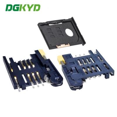 China Sim 3.0H bandeja de tarjetas PUSH con tapa de tarjeta Portador de tarjeta SIM adecuado para productos electrónicos DGKYDSIM3H62W6A2Y3WS286 en venta