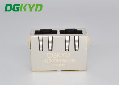 Chine De 1X2 RJ45 de réseau de connecteur de bouclier de tête transformateur multiple vers le bas à vendre