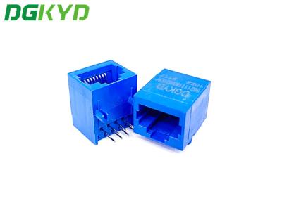 China 5621 Single Port RJ45 Socket Without Transformer , Blue PBT RJ45 Connector RJ45 Without Transformer for sale