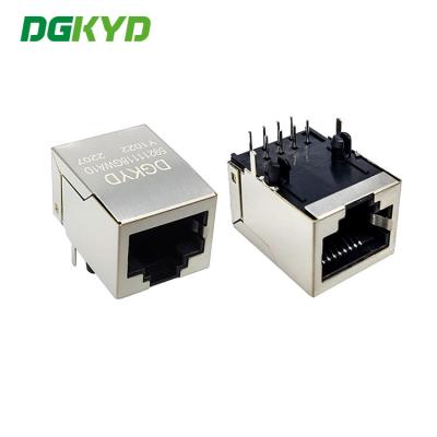 China DGKYD59211118GWA1DY1022 Conector Ethernet RJ45 Feminino Modular de 8 pines blindado sem LED à venda