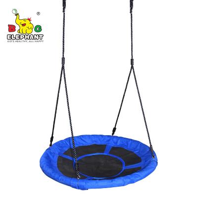 China Contemporary Heavy Duty Outdoor Saucer Deck Swing With Adjustable Height for sale