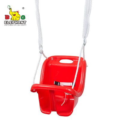 China Outdoor Play Toddler High Back Swing Bucket With Adjustable Rope For Baby for sale