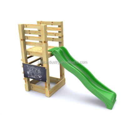 China Wooden Outdoor Playground Set Plastic Playground Slide For Kids for sale