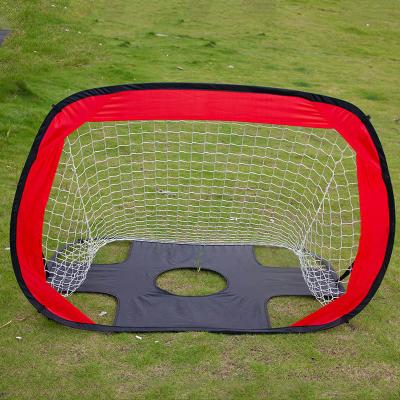 China Outdoor Exercising Football Soccer Net Portable Foldable Training Goal With Carry Bag for sale