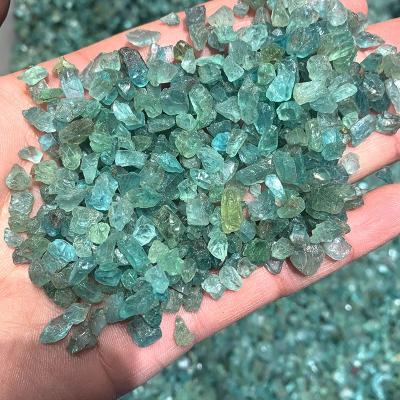 China China Wholesale Rough Blue Natural Gemstone Healing Quartz Apatite Crystals Tumbled Stone For Home Decoration for sale