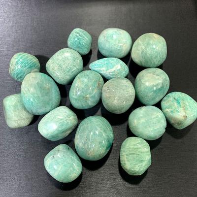 China China wholesale natural amazonite crystal gravel amazon stone amazonite tumbled stone for healing for sale