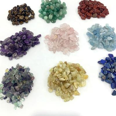 China China wholesale 100g natural amethyst loose rock crystal rose healing quartz crystals gravel tumbled stones for sale