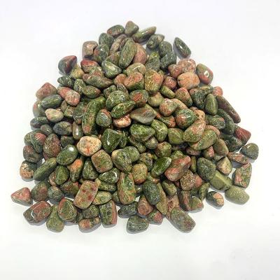 China China Wholesale Loose Natural Unakite Tumbled Healing Stones Crystal Gravel Tumbled Stone Stones For Gifts for sale