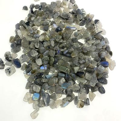 China China Wholesale Bulk Natural Labradorite Chips Tumbled Chakra Quartz Stone Healing Decoration Gifts Crafts Folk Stone for sale