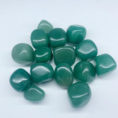 China China Wholesale Natural Healing Stone Crystals Green Aventurine Tumbled Stone For Crystal Craft for sale