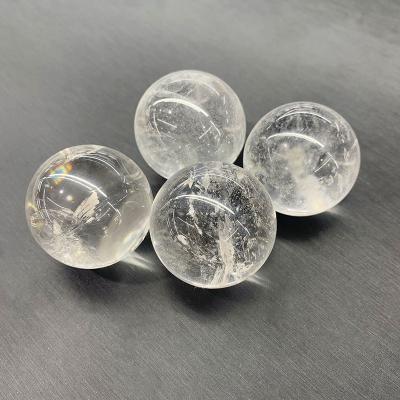 China Wholesale Natural Clear Quartz Mini Sphere China Small Quartz Ball Crystal Sphere for sale