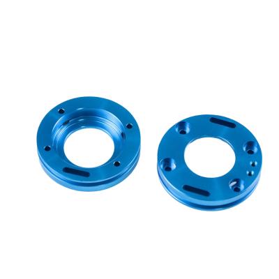 China Aluminum Customize Quick Round DIY Car Metal Model Parts Aluminum CNC Lathe Blue Anodized Service for sale