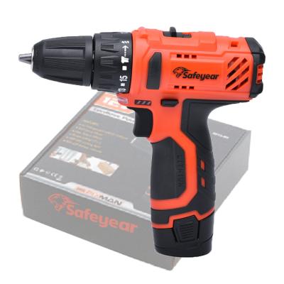 China 10MM Handheld Power Drills 12V Drill Driver Combo Electric Screwdriver With Light for sale