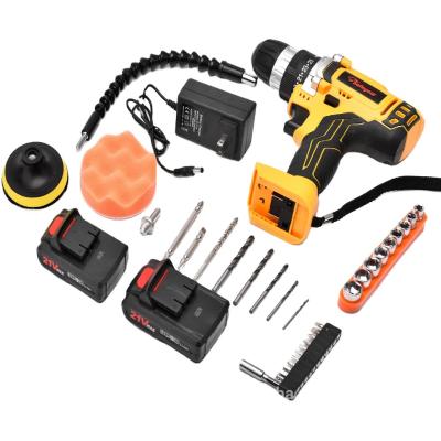 China 43N.M Handheld Power Drills 21V 3/8in Combi Impact Cordless Drill For Home Use for sale