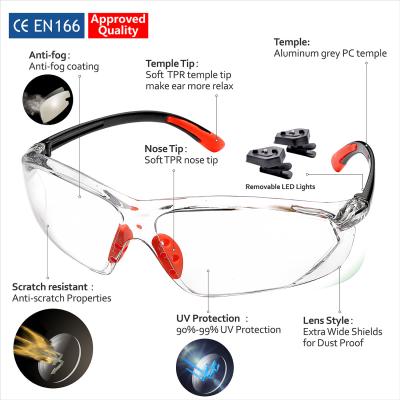 China Orange Welding Machine Glass Anti UV ANSI Z87 Scratch Proof Safety Glasses for sale