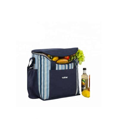 China Travel Outdoor Lunch Supply Quality Picnic Cooler Bag With Pocket And Front Shoulder Strap for sale