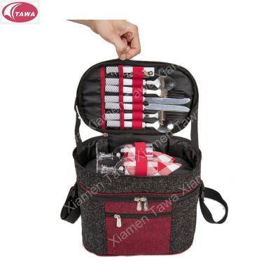 China Insulated promotional picnic bag for 2 person for sale