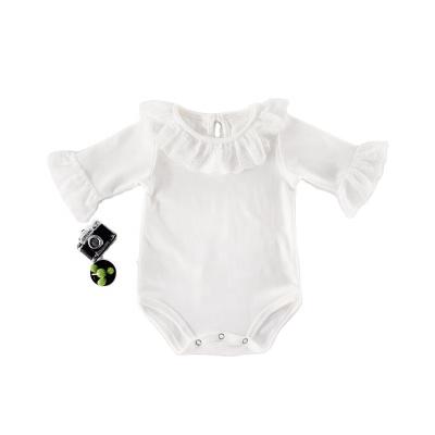 China Central Statistical Institute of Europe and America 2020 summer new product package fart babies in sleeve lace, clothing baby cotton united climb clothes for sale