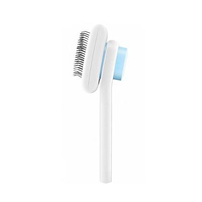 China Sustainable Wholesale High Quality Self Cleaning Slicker Brush For Short Or Long Haired Cats for sale