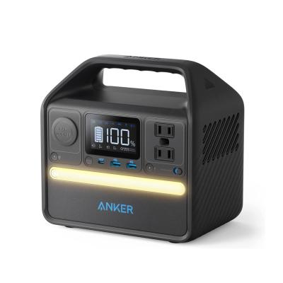 China Solar Panel Anker Charge 521 Portable Power Station 200w 6-Port Solar Panels That Can Power One House Battery for sale