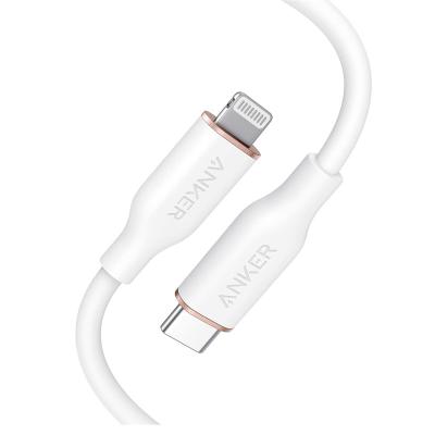 China Anker Wireless USB-C To Lightning Cable 641 USB Type C High Voltage Line III Flow Silicone Fast Charging Cable For IPhone for sale