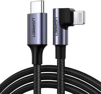 China UGREEN USB C Magnetic iPhone Charging Fast Charging Cable MFi Certified - 90 Degree USB C to Lightning Cable 6FT Compatible with iPhone 13 for sale