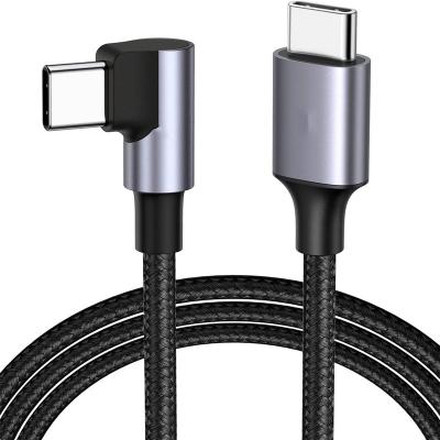 China UGREEN Mobile Phone USB C Type Right Angle 1M Fast Charging Cable, 2M to C Charger USB C Cable 60W, Compatible with MacBook Air/pro for sale