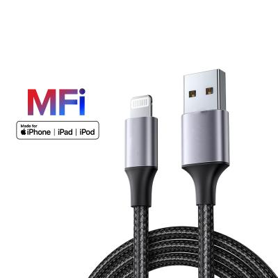 China Fast Charger Cable USB Cable For Phone 13 12 11 Pro Cable MFi 2.4A Max Phone Fast Charging Data For Phone Charger for sale