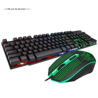 Cina KM-680 new IMICE Factory Brand USB Gaming Keyboard And Mouse Combo Gaming Kit in vendita