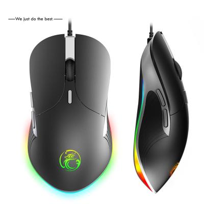 Cina New design 6 keys rgb gaming wired mouse dazzle light Gaming Mouse in vendita